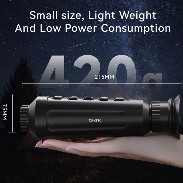 CE210:Resolution 256*192 Night Vision 10mm Handheld Thermal camera Imaging Scope Monocular for Outside - Image 4