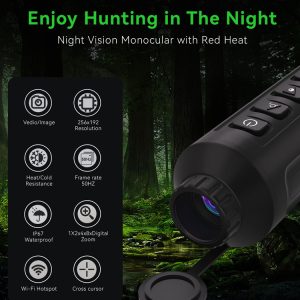 CE210:Resolution 256*192 Night Vision 10mm Handheld Thermal camera Imaging Scope Monocular for Outside - Image 3